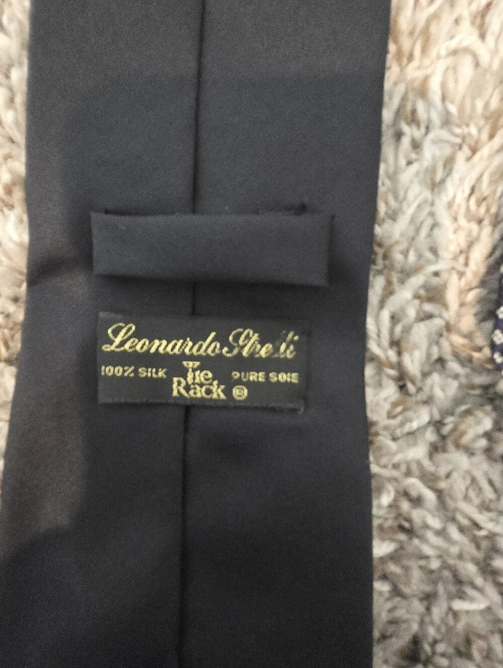 Set of 5 Men's Silk-Look Ties in Black, Gray, Navy, and Burgundy